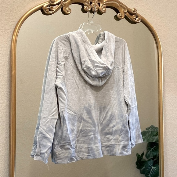 Johnny Was Calme Tie-dye Hoodie V-neck Pullover Size L - Picture 3 of 8